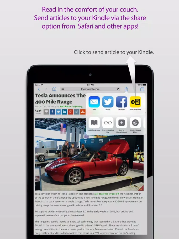 Captures d'écran de Comfy Read iPad 