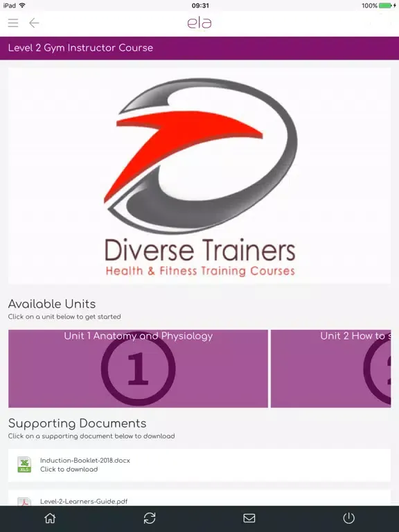 Скриншоты ELA eLearning (Student App) iPad 