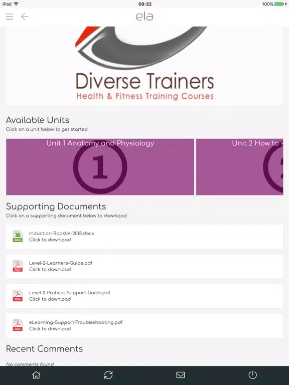 Скриншоты ELA eLearning (Student App) iPad 