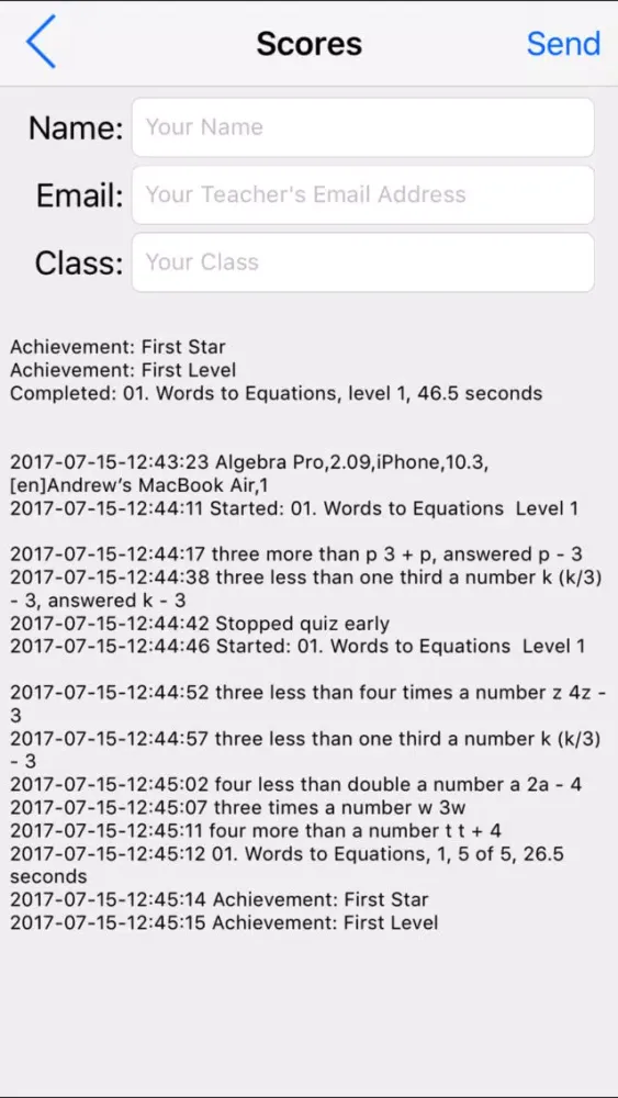 Middle School Algebra Pro Ekran Görüntüleri