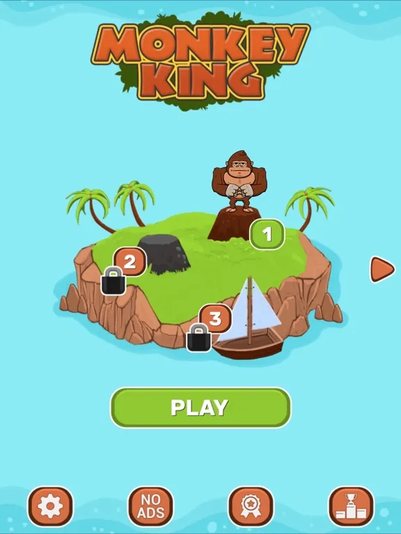 Скриншоты Monkey King - Banana Games iPad 