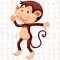 Animated Monkey: Chat Stickers