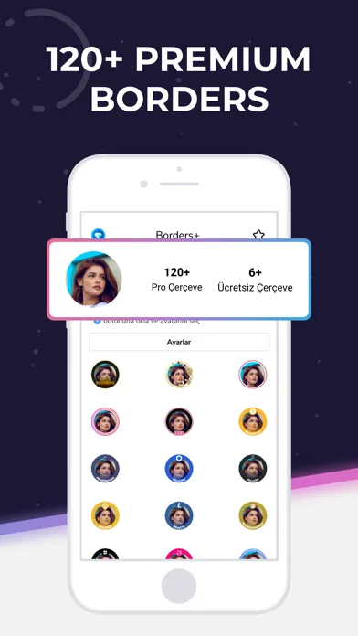 Tangkapan skrin Borders+ Photo Video Maker