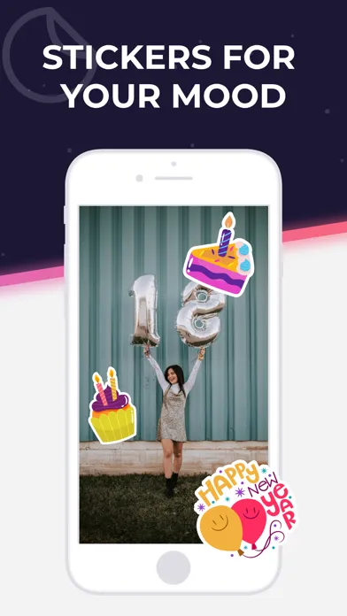 Tangkapan skrin Borders+ Photo Video Maker