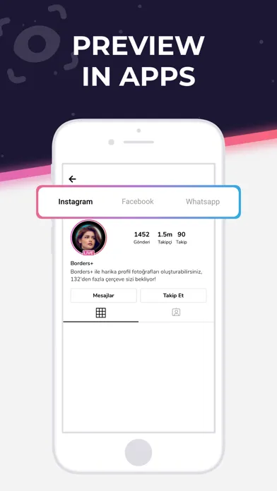 Tangkapan skrin Borders+ Photo Video Maker