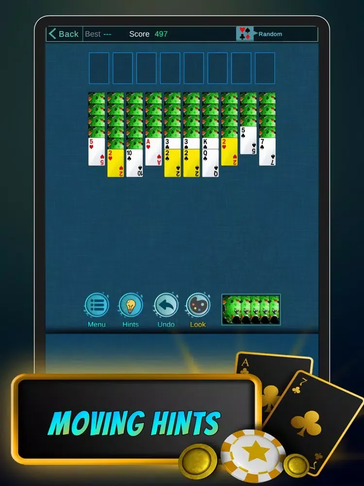 Capturas de tela do Spider Solitaire Legend iPad 