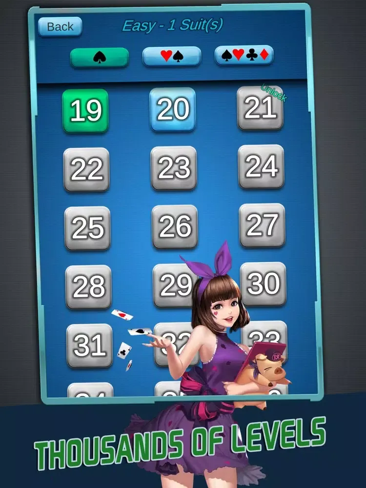 Capturas de tela do Spider Solitaire Legend iPad 