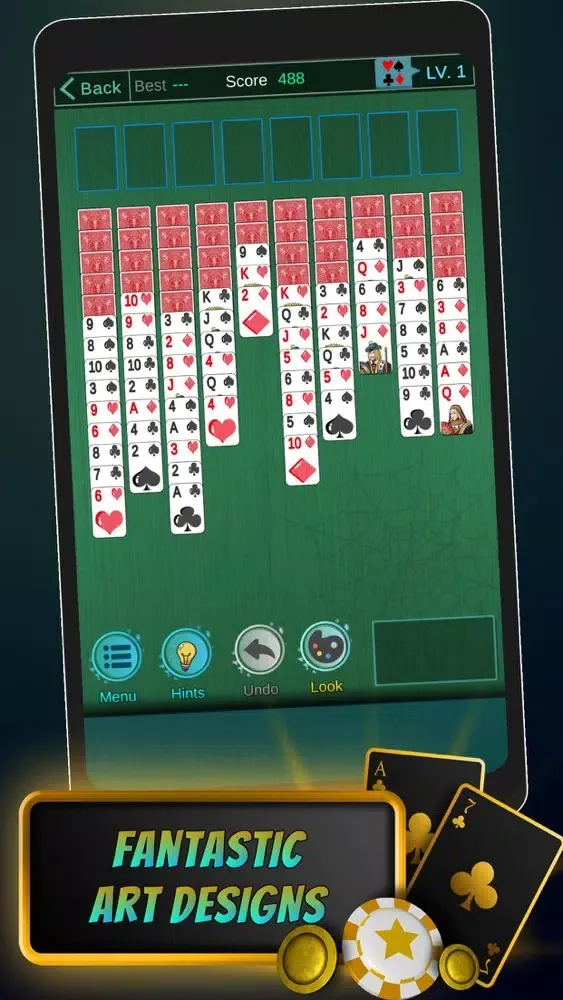 Capturas de tela do Spider Solitaire Legend