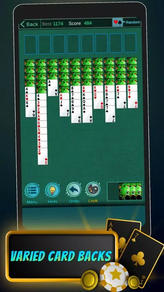 Capturas de tela do Spider Solitaire Legend