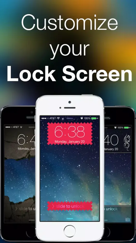 Slick - Lock Screen by Customizing your Wallpapers स्क्रीनशॉट