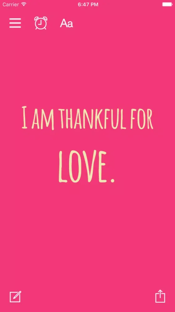 Tangkapan skrin Thankful for - Gratitude Diary