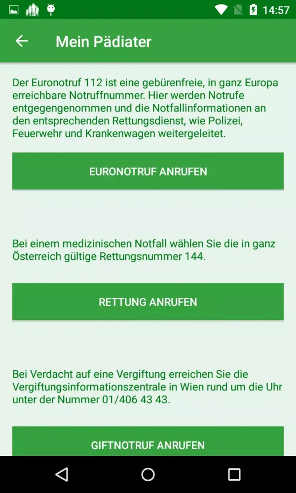 ภาพหน้าจอของ PraxisApp - Mein Pädiater