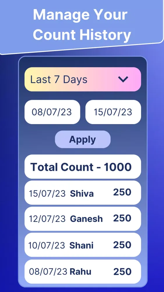 Tally Counter: Japa & Tasbeeh Screenshots