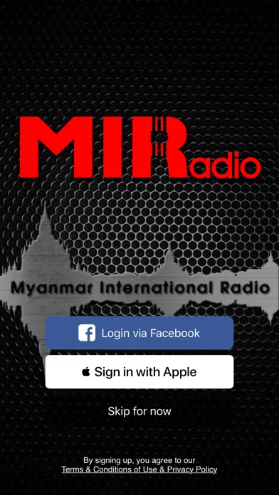 Captures d'écran de Myanmar Intl Radio