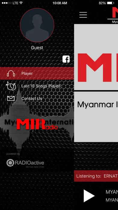 Captures d'écran de Myanmar Intl Radio