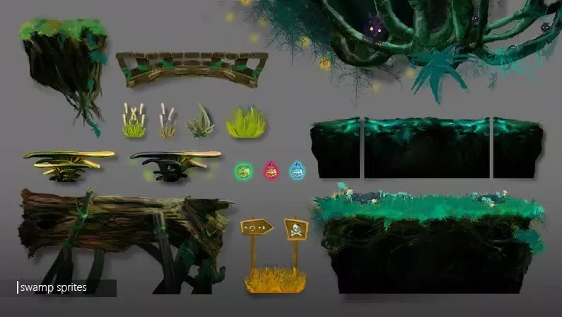Captures d'écran de 2D Asset Pack - 3 Worlds