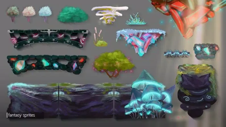 Captures d'écran de 2D Asset Pack - 3 Worlds