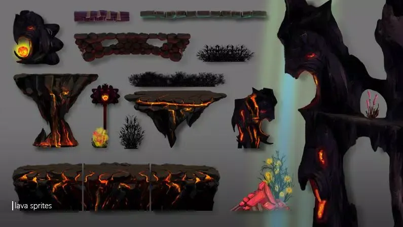 Captures d'écran de 2D Asset Pack - 3 Worlds