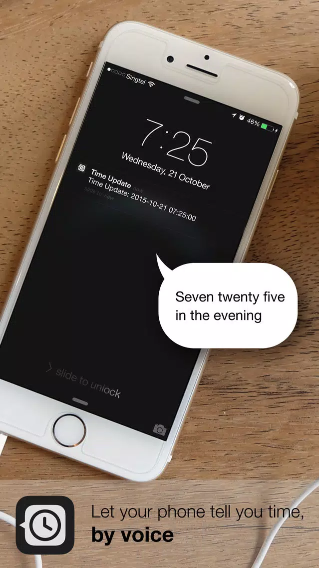 Time Update Lite - Tells you time by voice Screenshots