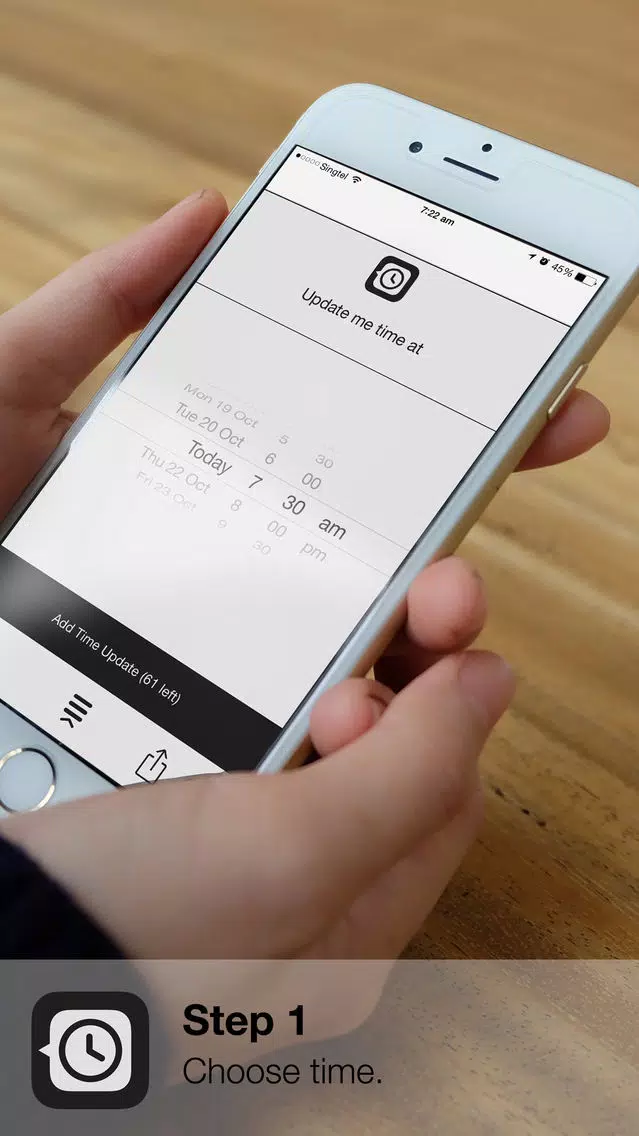 Time Update Lite - Tells you time by voice Screenshots