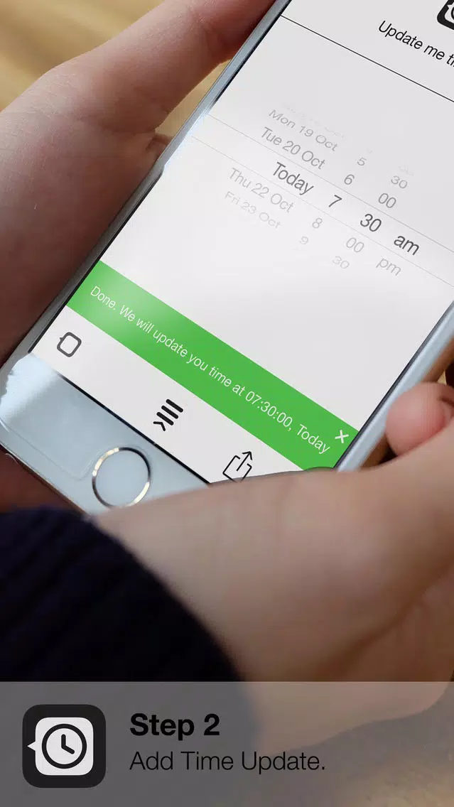 Time Update Lite - Tells you time by voice Screenshots