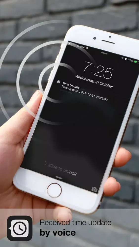 Tangkapan layar Time Update Lite - Tells you time by voice