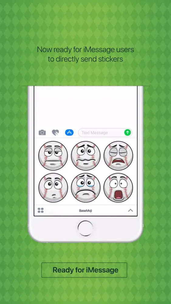 BaseMoji - baseball softball emoji & stickers app スクリーンショット