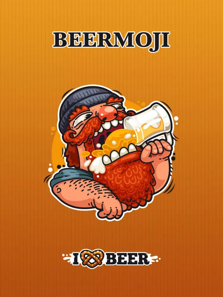 Capturas de pantalla de BeerMoji - beer stickers and emoji keyboard app iPad 