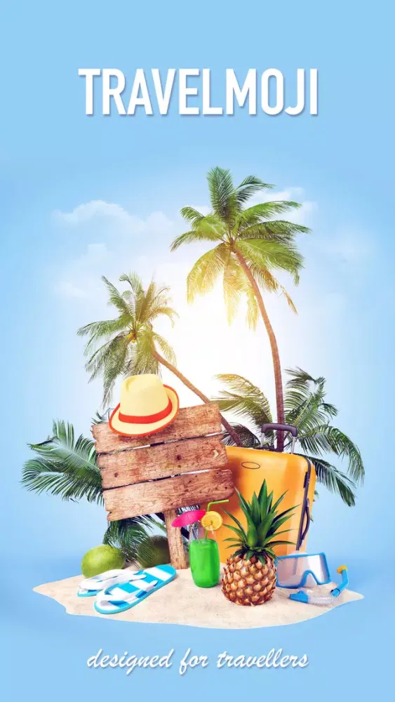 Скриншоты Travelmoji - Travel Emoji & Stickers for Travelers