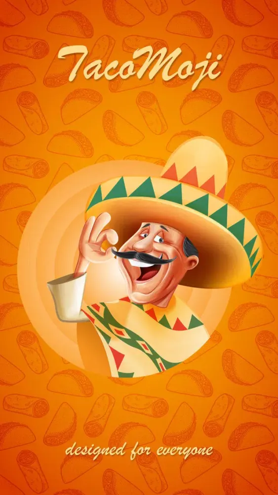 TacoMoji - taco emoji & stickers keyboard app应用截图