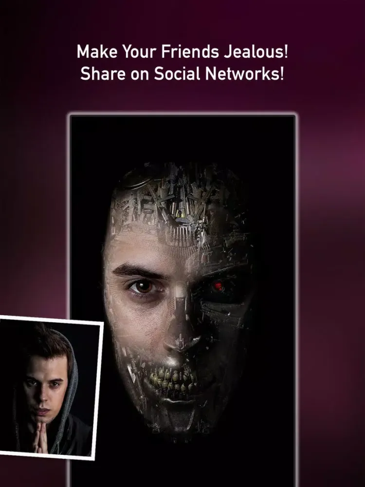 تصاویر Face in a Hole Photo Editor iPad 