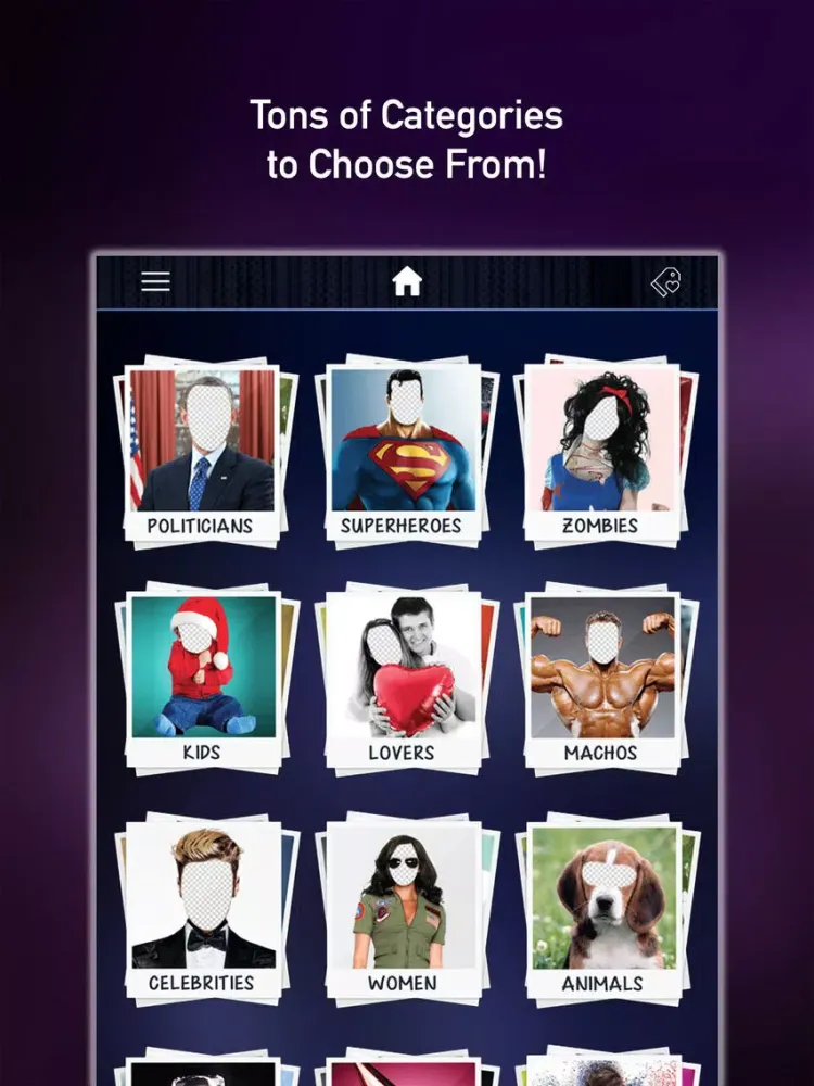 تصاویر Face in a Hole Photo Editor iPad 