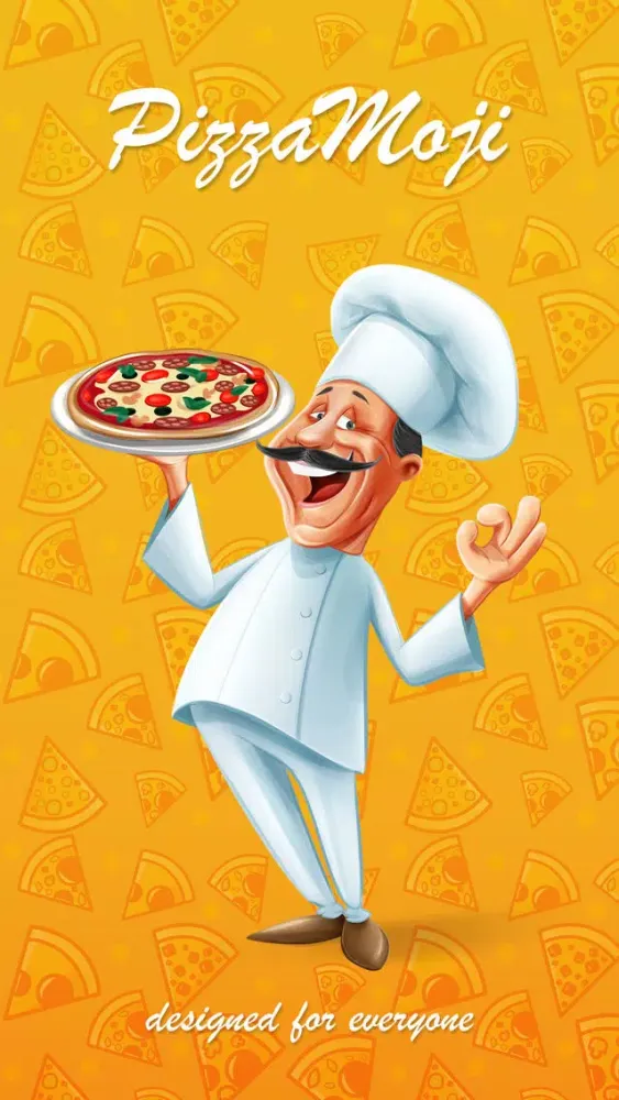 PizzaMoji - pizza stickers & emojis for restaurant应用截图