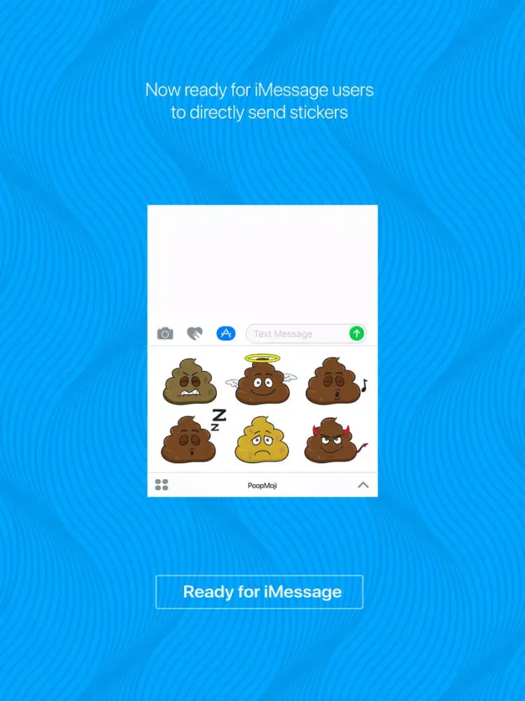 صور PoopMoji - poop emoji and stickers keyboard app iPad 