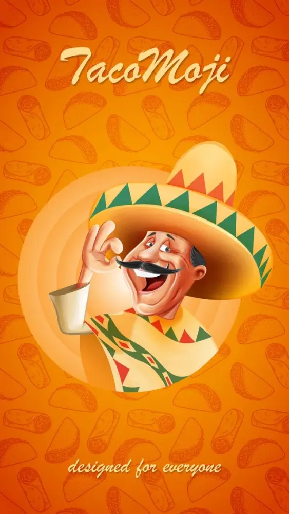 TacoMoji - taco emoji & stickers for restaurant应用截图
