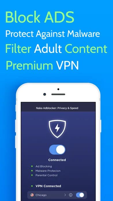 Naka AdBlocker VPN Screenshots
