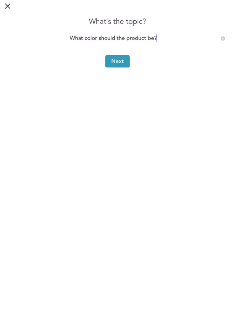 Скриншоты Pollr - Nearby, Anonymous Polls iPad 