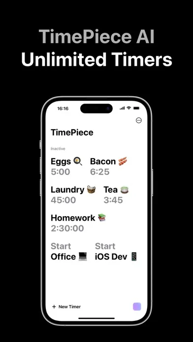 Capturas de tela do TimePiece: Study Fitness Timer
