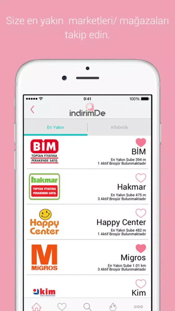 Zrzuty ekranu indirimDe – Broşür, İndirim