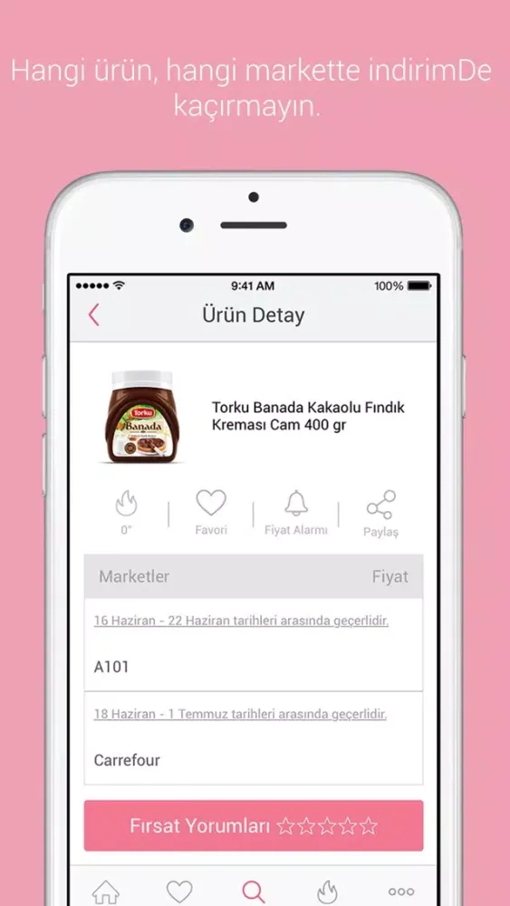 Zrzuty ekranu indirimDe – Broşür, İndirim