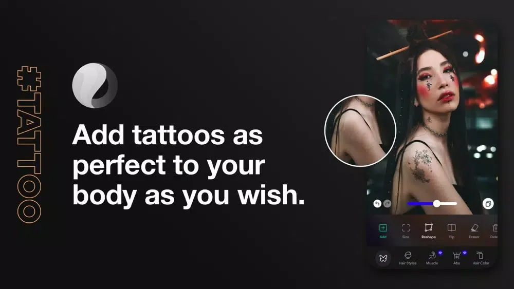 Tattoo & Hair - Body Builder应用截图