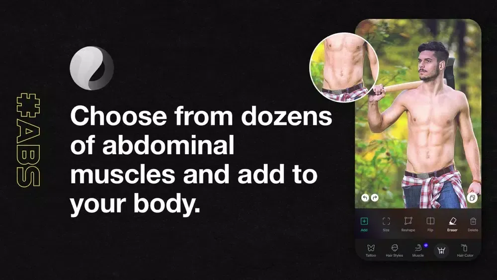 Tattoo & Hair - Body Builder应用截图