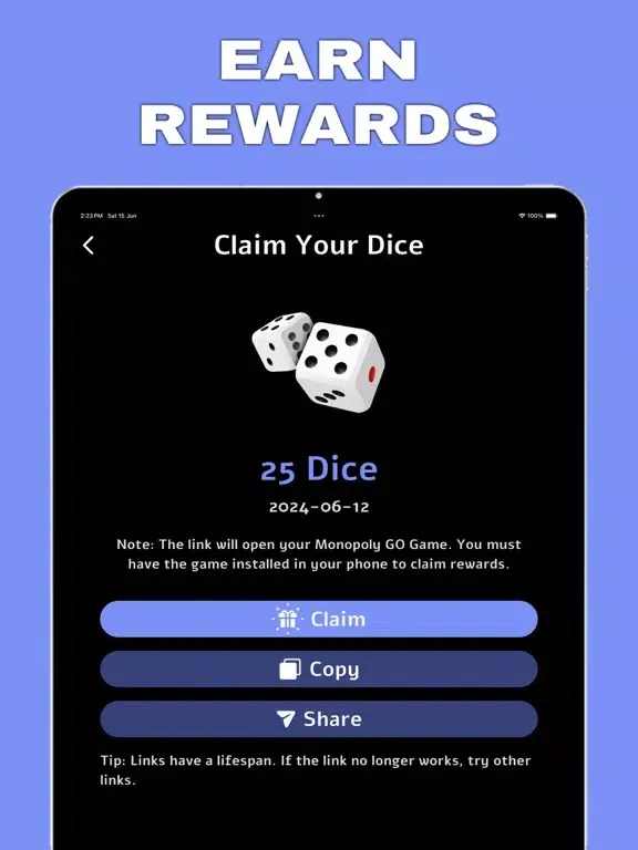 Mono GO! Dice Rewards & Events iPad 应用截图