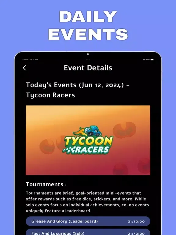 Mono GO! Dice Rewards & Events iPad 应用截图