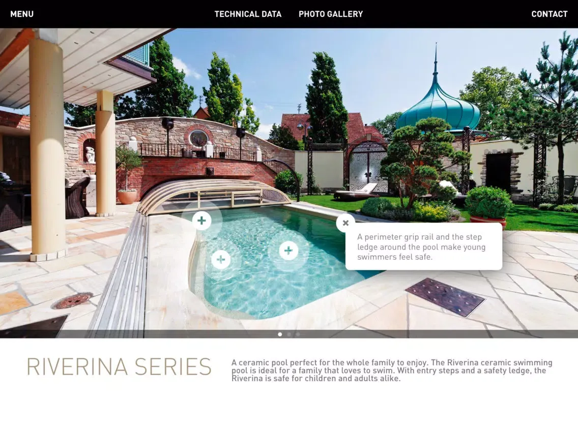 Compass Pools Europe iPad  스크린샷