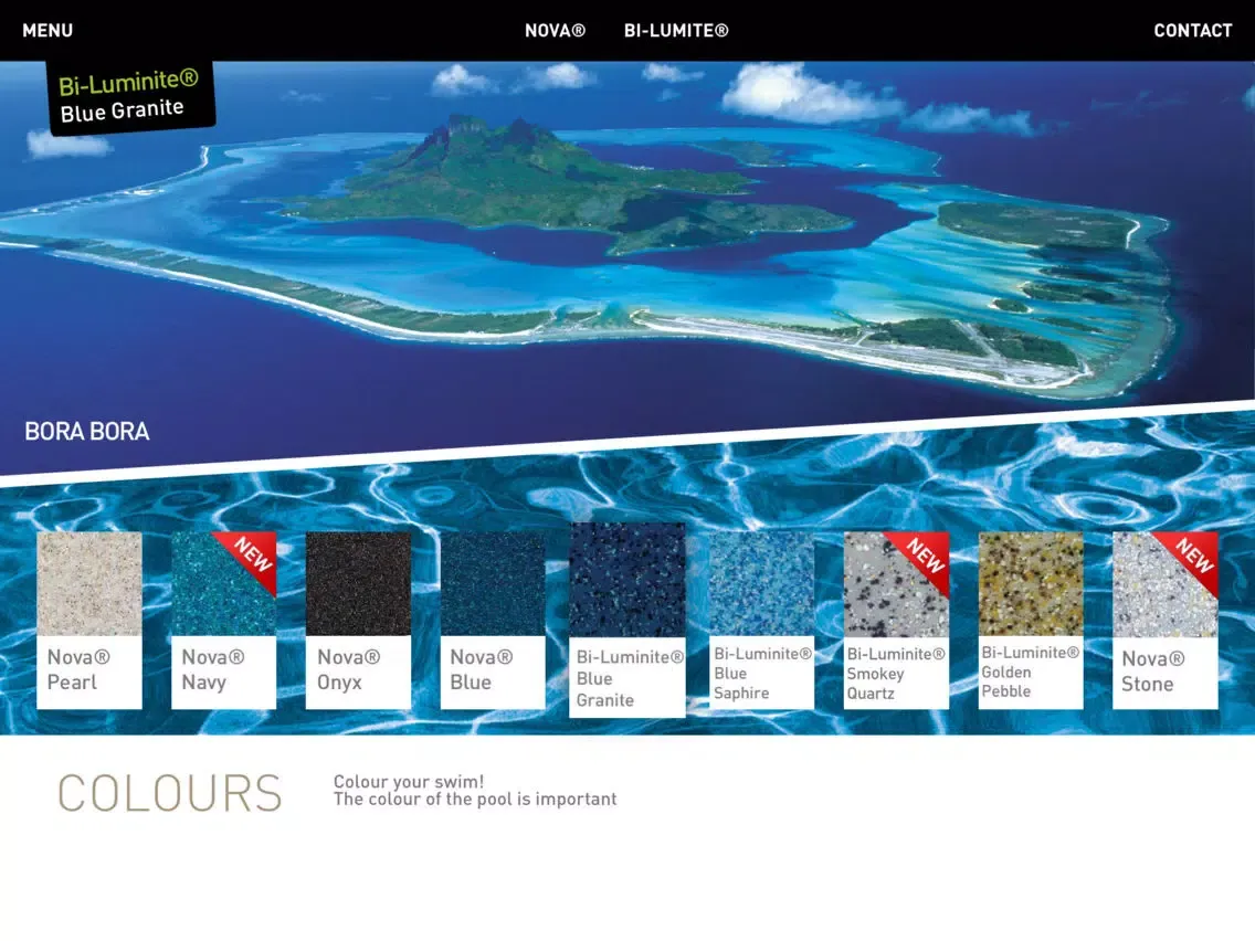 Compass Pools Europe iPad  스크린샷