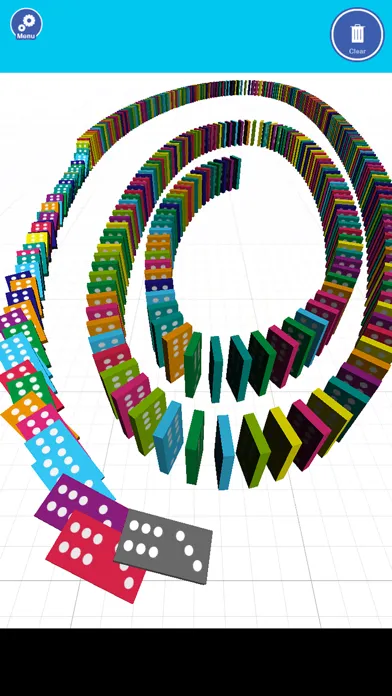 تصاویر Easy Toppling Dominoes