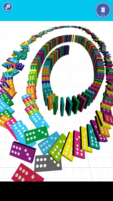 تصاویر Easy Toppling Dominoes