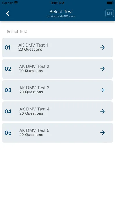 US DMV Driving Tests স্ক্রিনশট