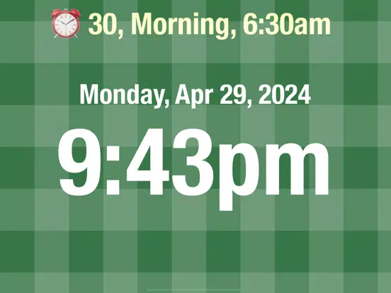 Alarm clock 2024 Strong type iPad  স্ক্রিনশট